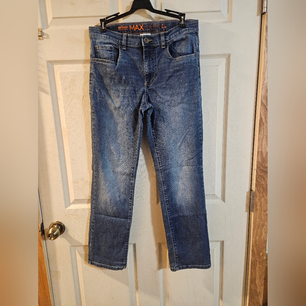 URBAN PIPELINE BOYS MAX WEAR JEANS: GREAT CONDITION: SIZE 18 SLIM